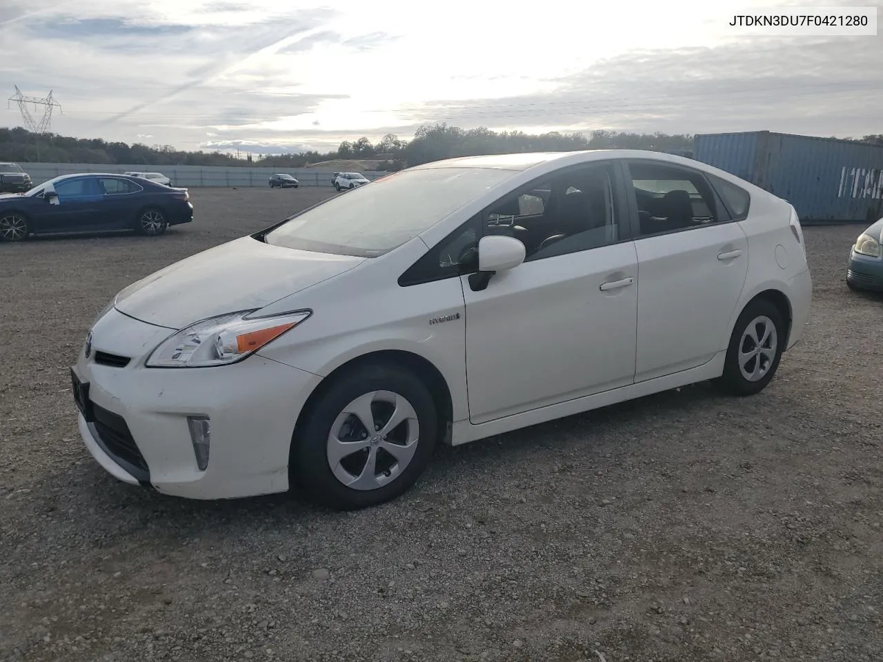 2015 Toyota Prius VIN: JTDKN3DU7F0421280 Lot: 79542124