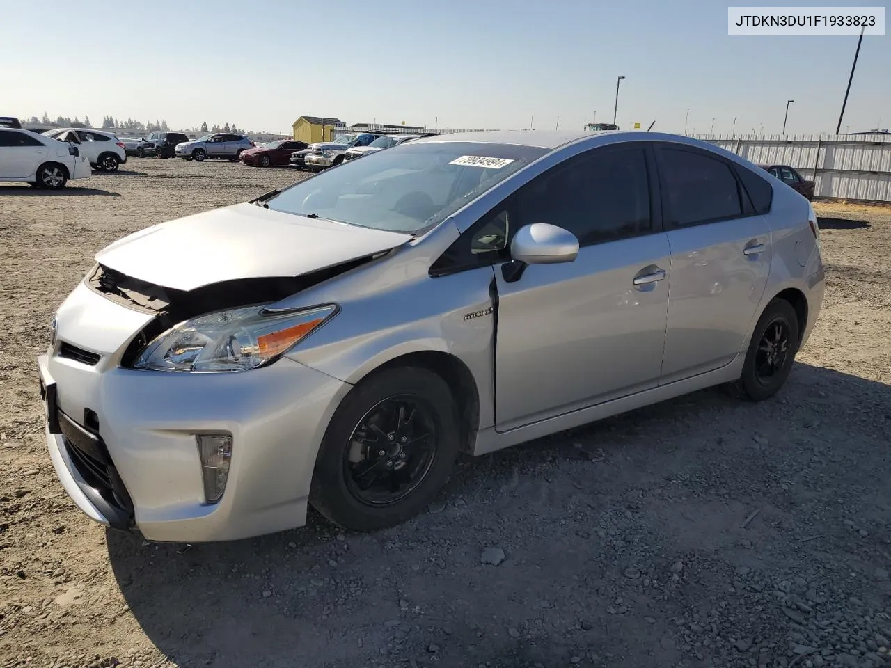 2015 Toyota Prius VIN: JTDKN3DU1F1933823 Lot: 79934994