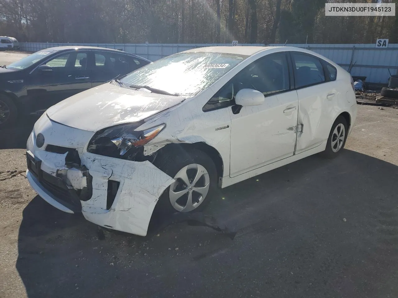 2015 Toyota Prius VIN: JTDKN3DU0F1945123 Lot: 80093634