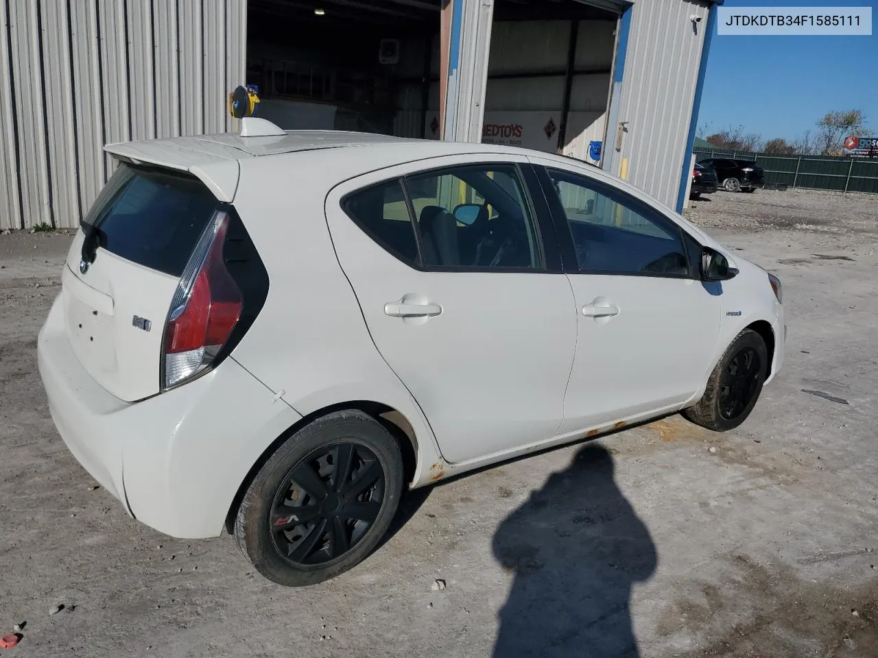 2015 Toyota Prius C VIN: JTDKDTB34F1585111 Lot: 80250744