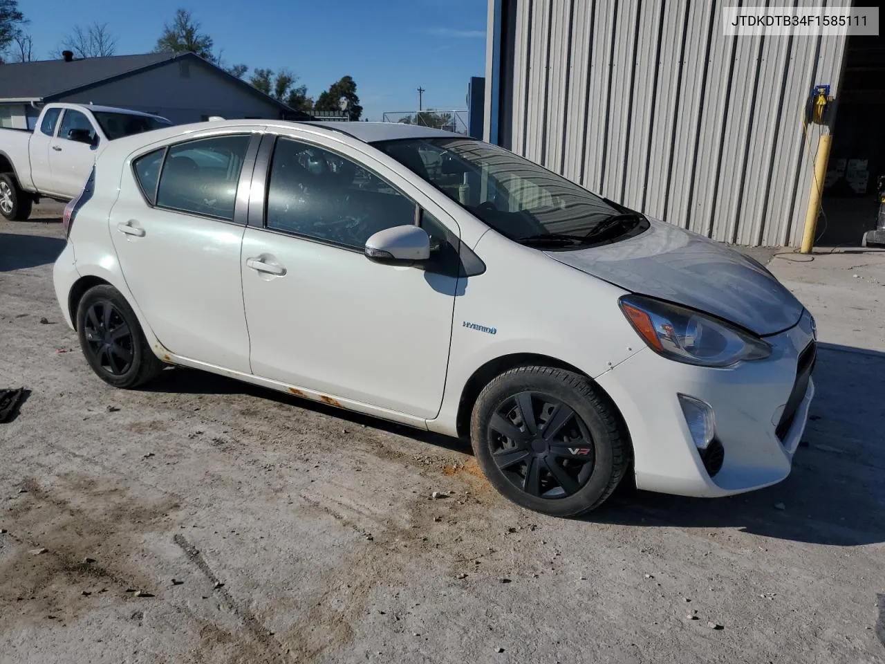 2015 Toyota Prius C VIN: JTDKDTB34F1585111 Lot: 80250744