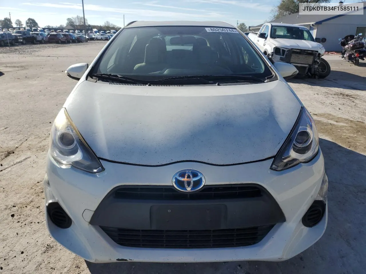 2015 Toyota Prius C VIN: JTDKDTB34F1585111 Lot: 80250744