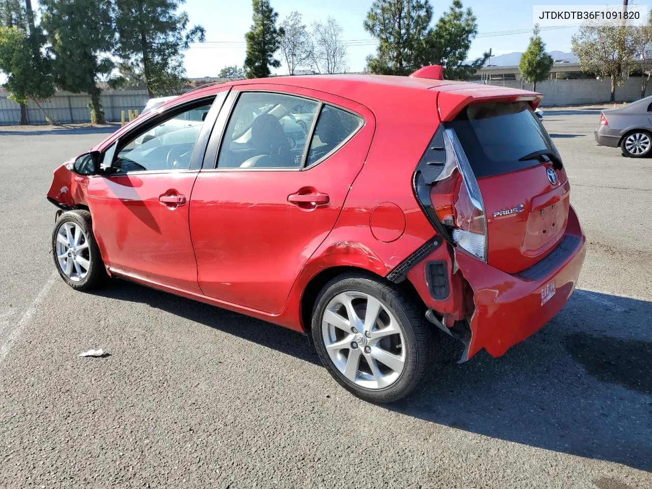 2015 Toyota Prius C VIN: JTDKDTB36F1091820 Lot: 80489714