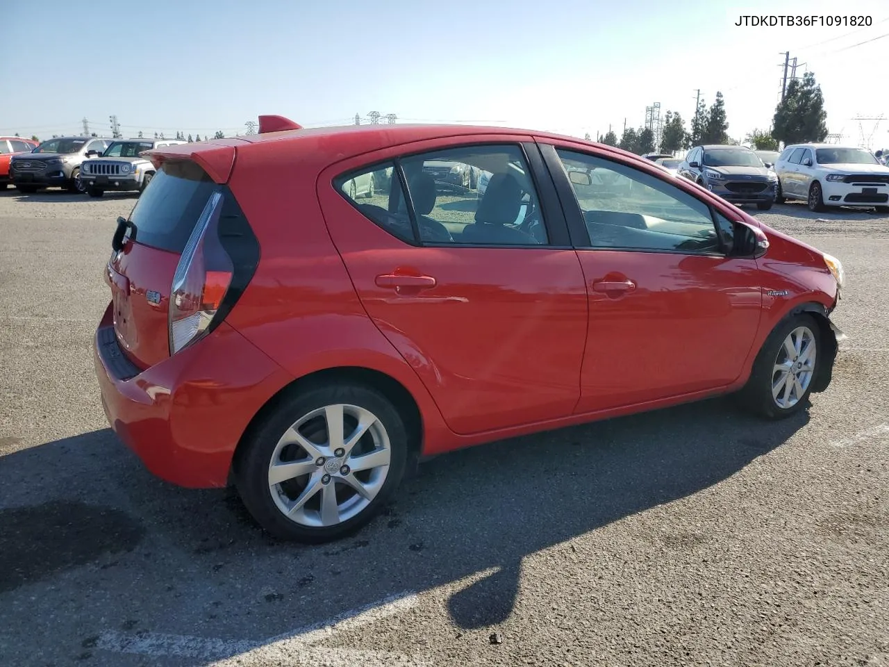 2015 Toyota Prius C VIN: JTDKDTB36F1091820 Lot: 80489714