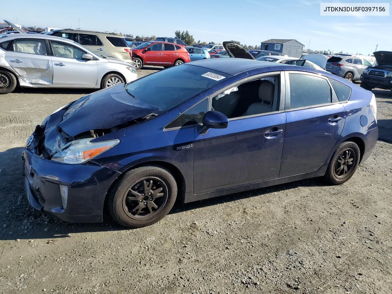 2015 Toyota Prius VIN: JTDKN3DU5F0397156 Lot: 80533064