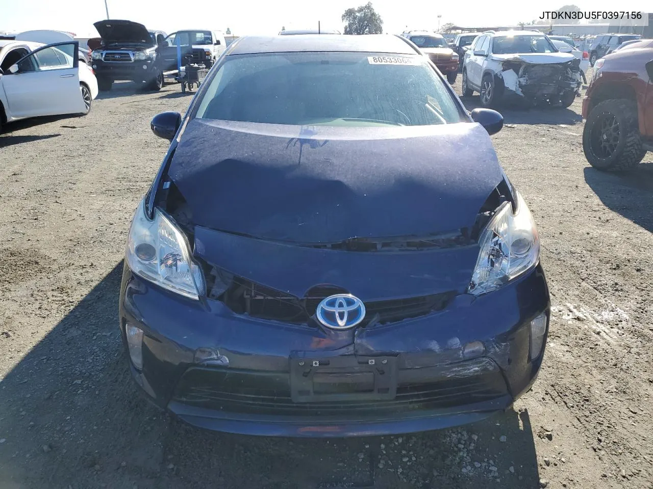 2015 Toyota Prius VIN: JTDKN3DU5F0397156 Lot: 80533064