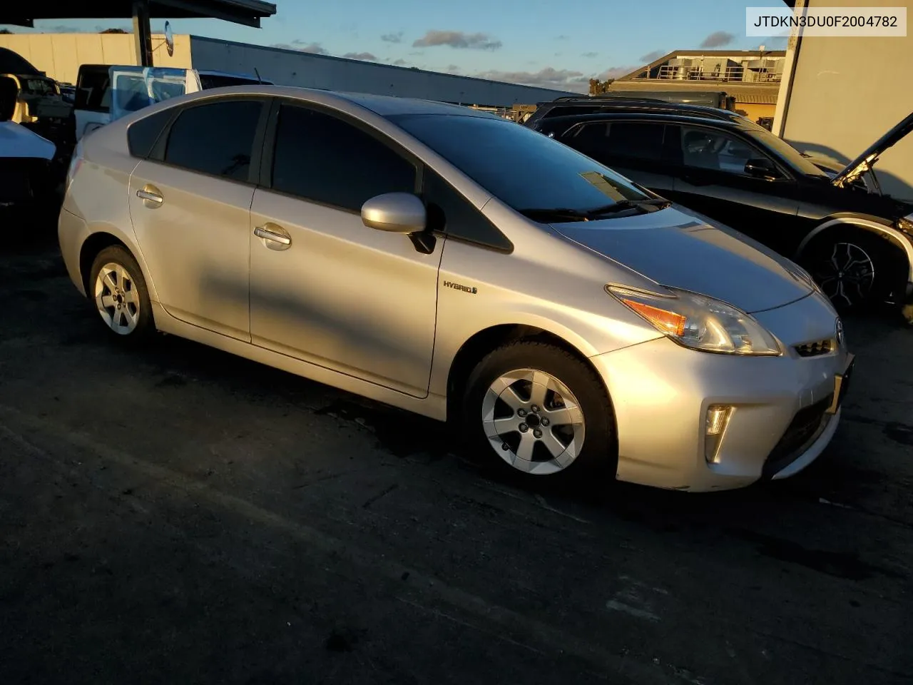 2015 Toyota Prius VIN: JTDKN3DU0F2004782 Lot: 80549634