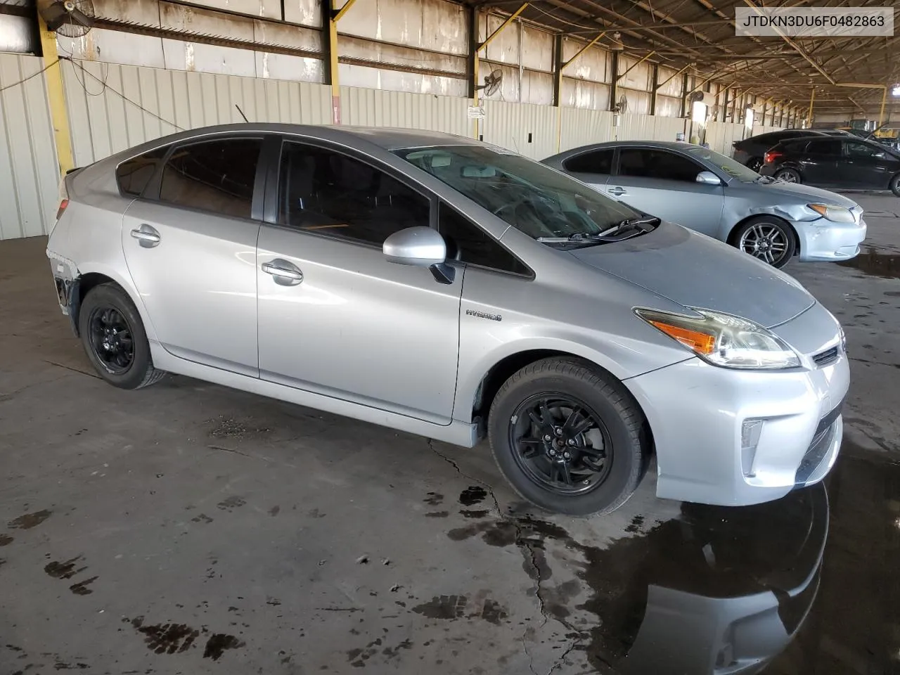 2015 Toyota Prius VIN: JTDKN3DU6F0482863 Lot: 80584524