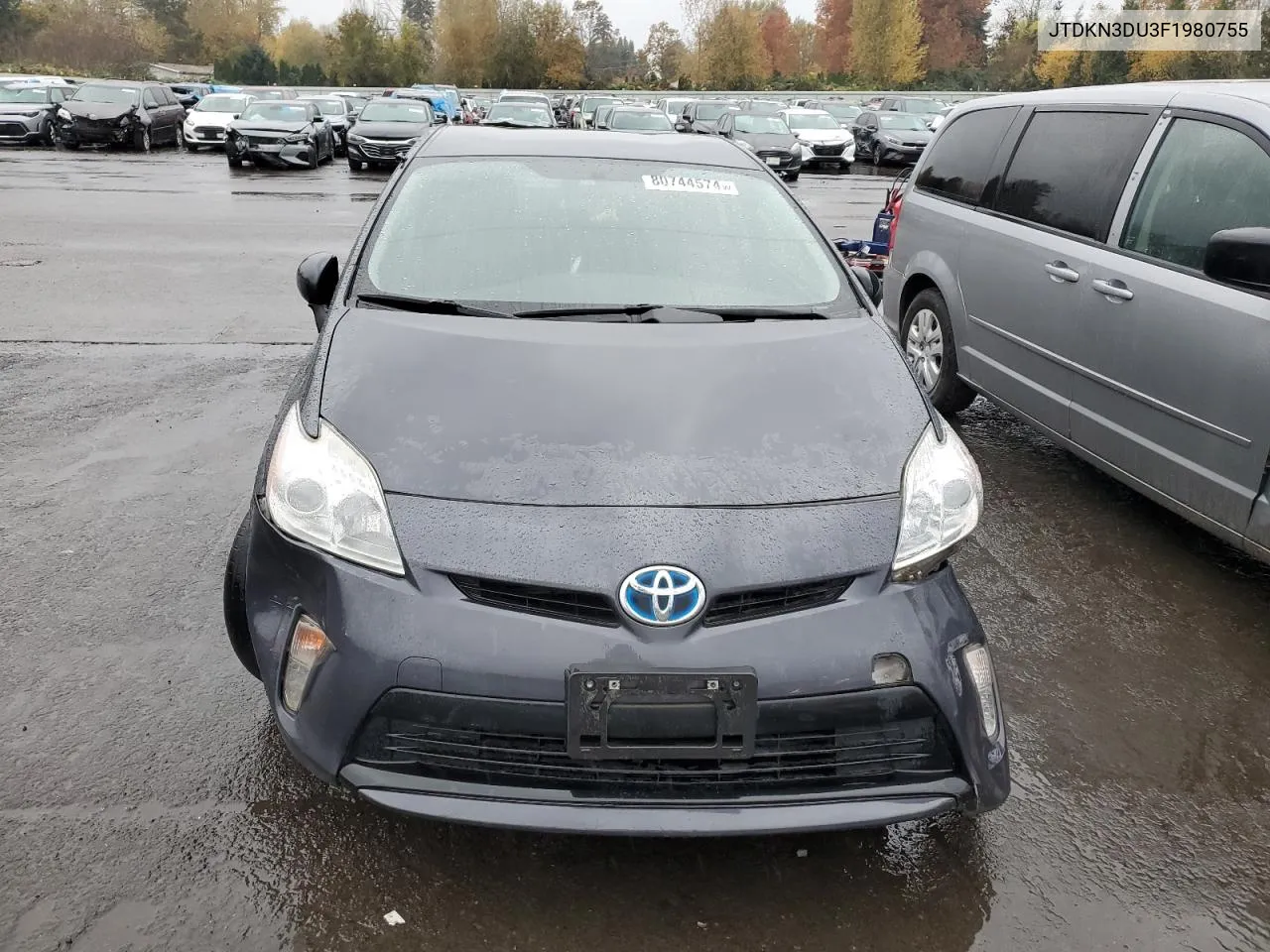 2015 Toyota Prius VIN: JTDKN3DU3F1980755 Lot: 80744574