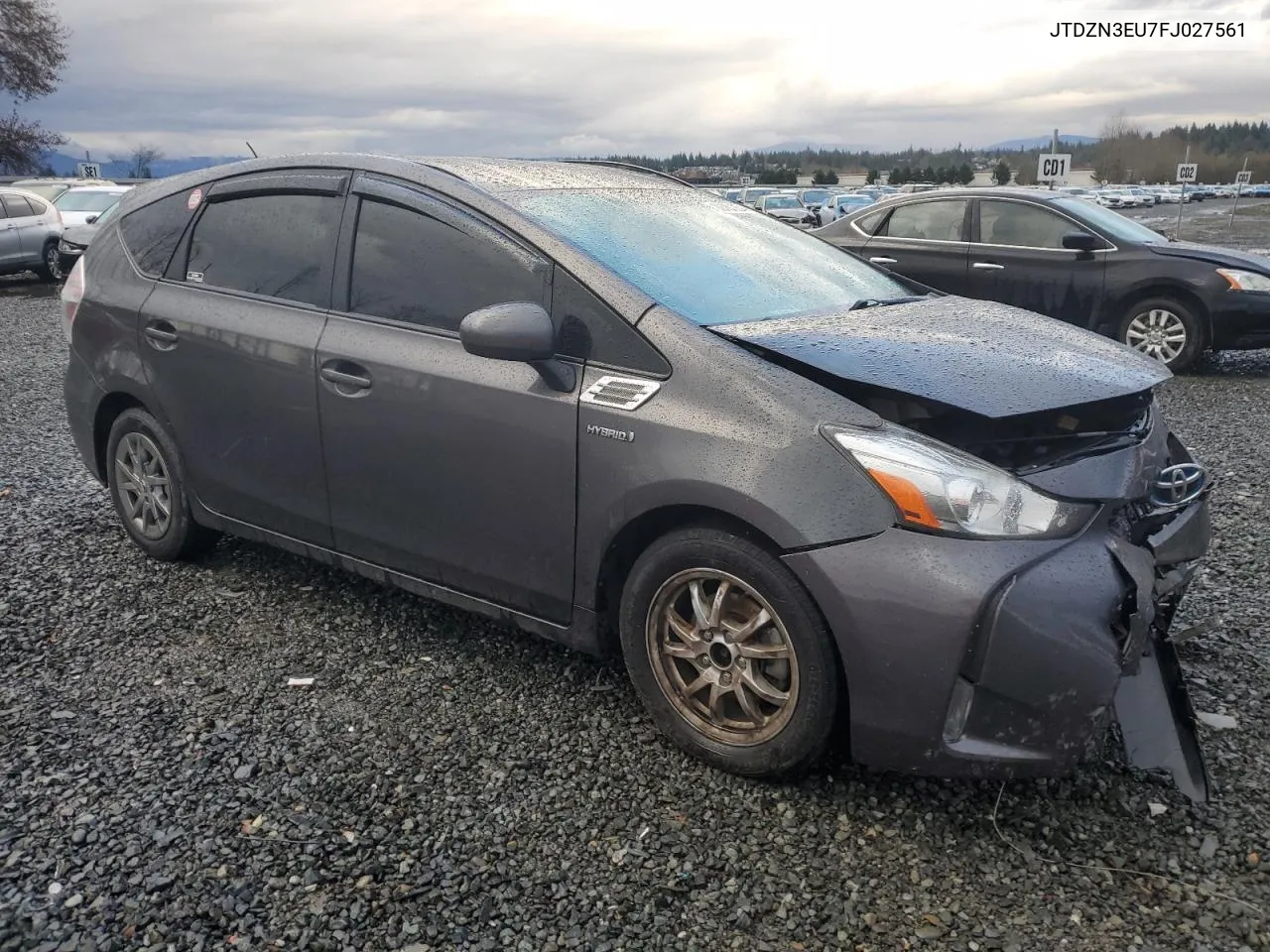 2015 Toyota Prius V VIN: JTDZN3EU7FJ027561 Lot: 80781254