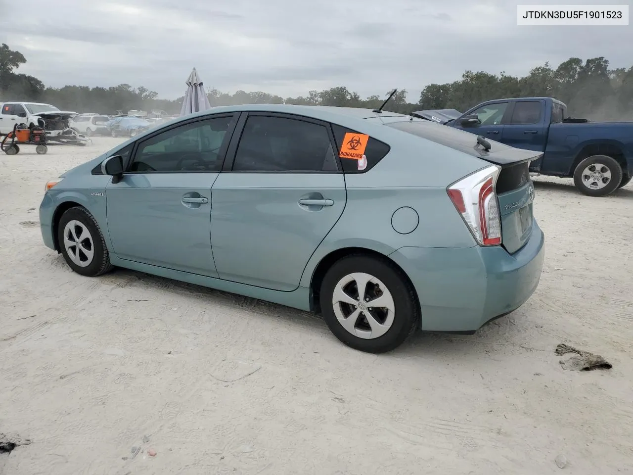 2015 Toyota Prius VIN: JTDKN3DU5F1901523 Lot: 80863744