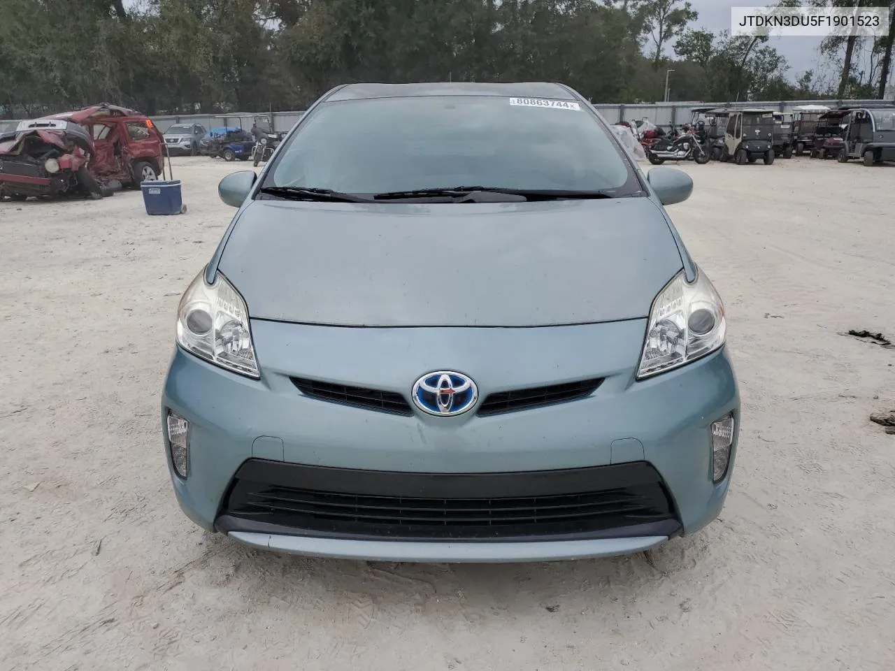 2015 Toyota Prius VIN: JTDKN3DU5F1901523 Lot: 80863744