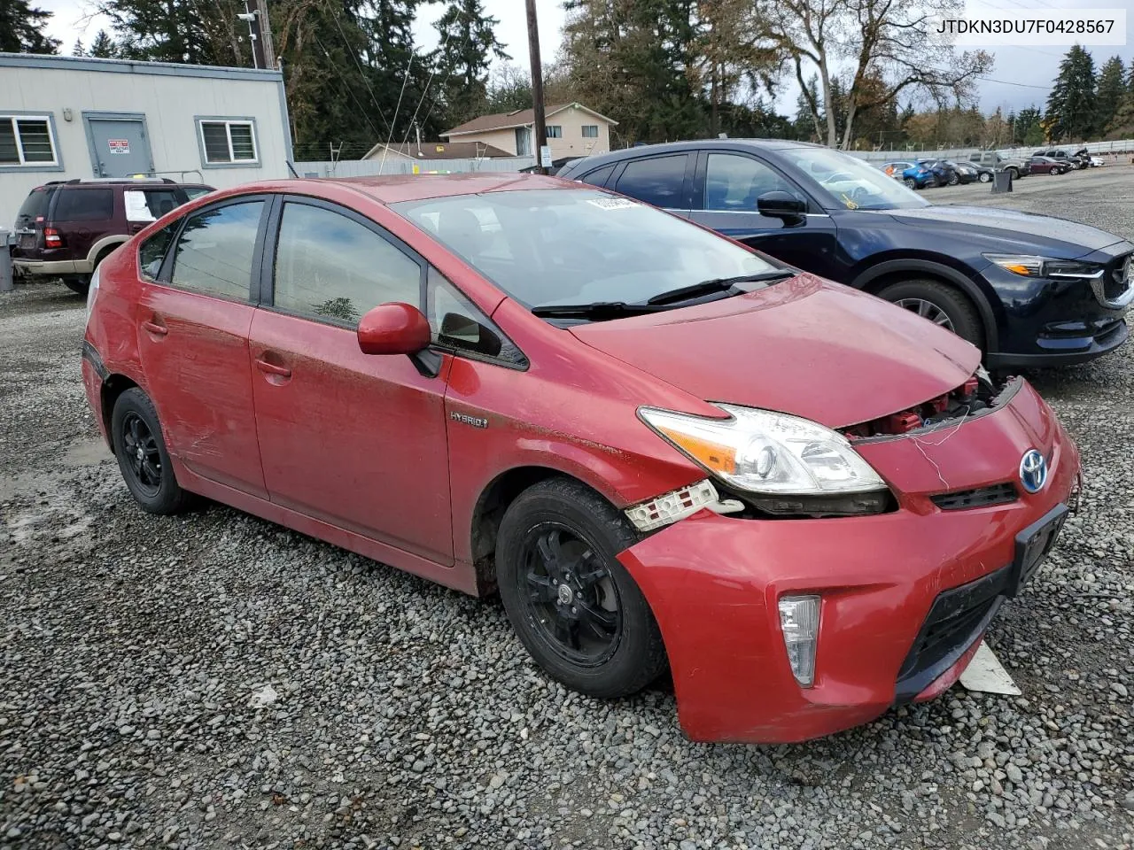 2015 Toyota Prius VIN: JTDKN3DU7F0428567 Lot: 80994064