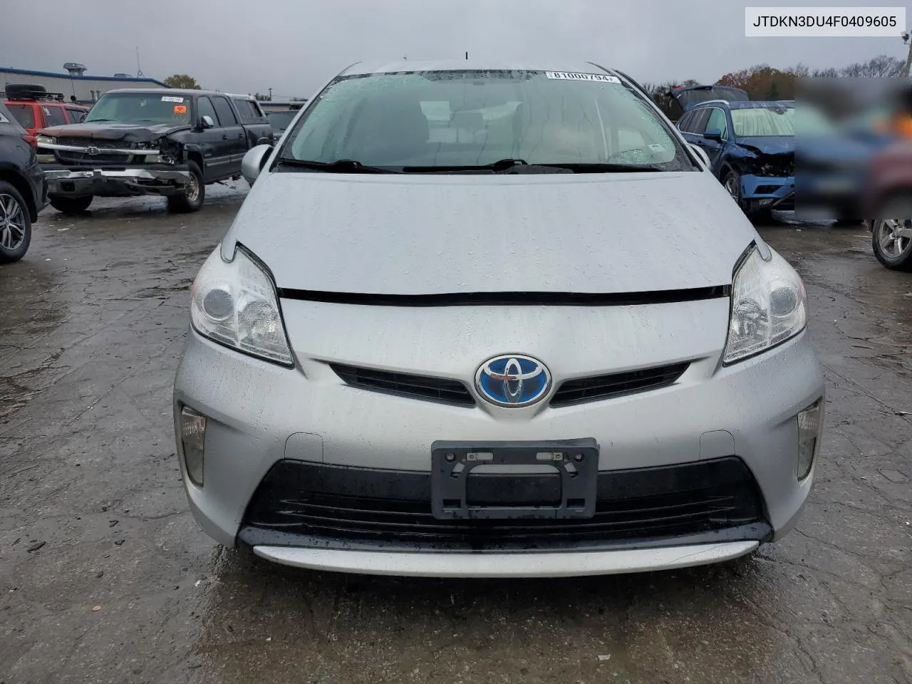 2015 Toyota Prius VIN: JTDKN3DU4F0409605 Lot: 81000794