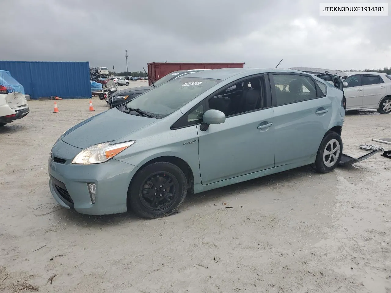 2015 Toyota Prius VIN: JTDKN3DUXF1914381 Lot: 81287424