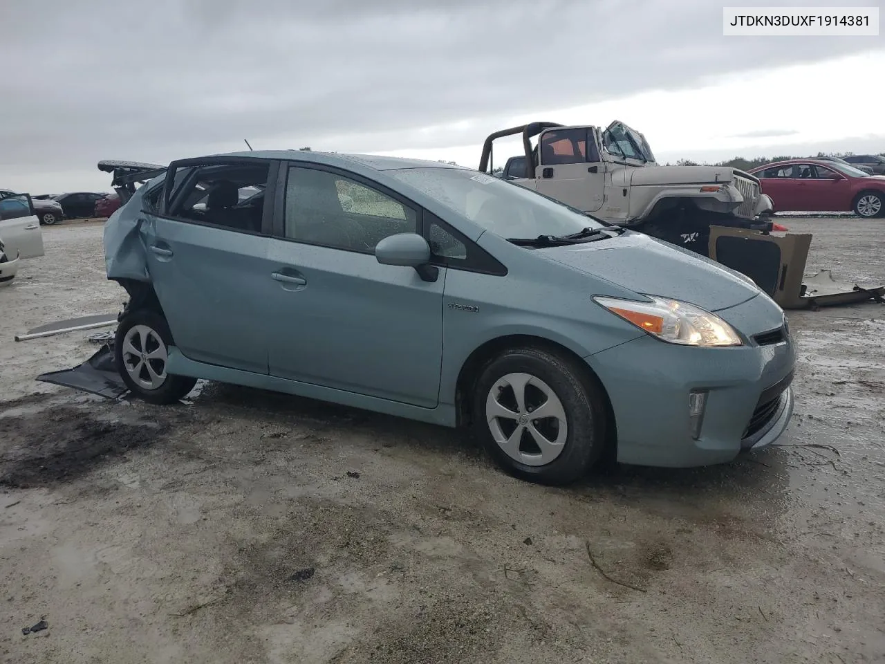 2015 Toyota Prius VIN: JTDKN3DUXF1914381 Lot: 81287424