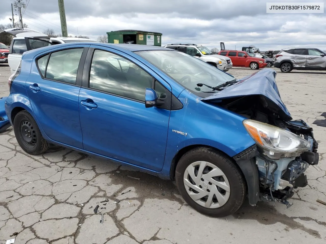 2015 Toyota Prius C VIN: JTDKDTB30F1579872 Lot: 81638654