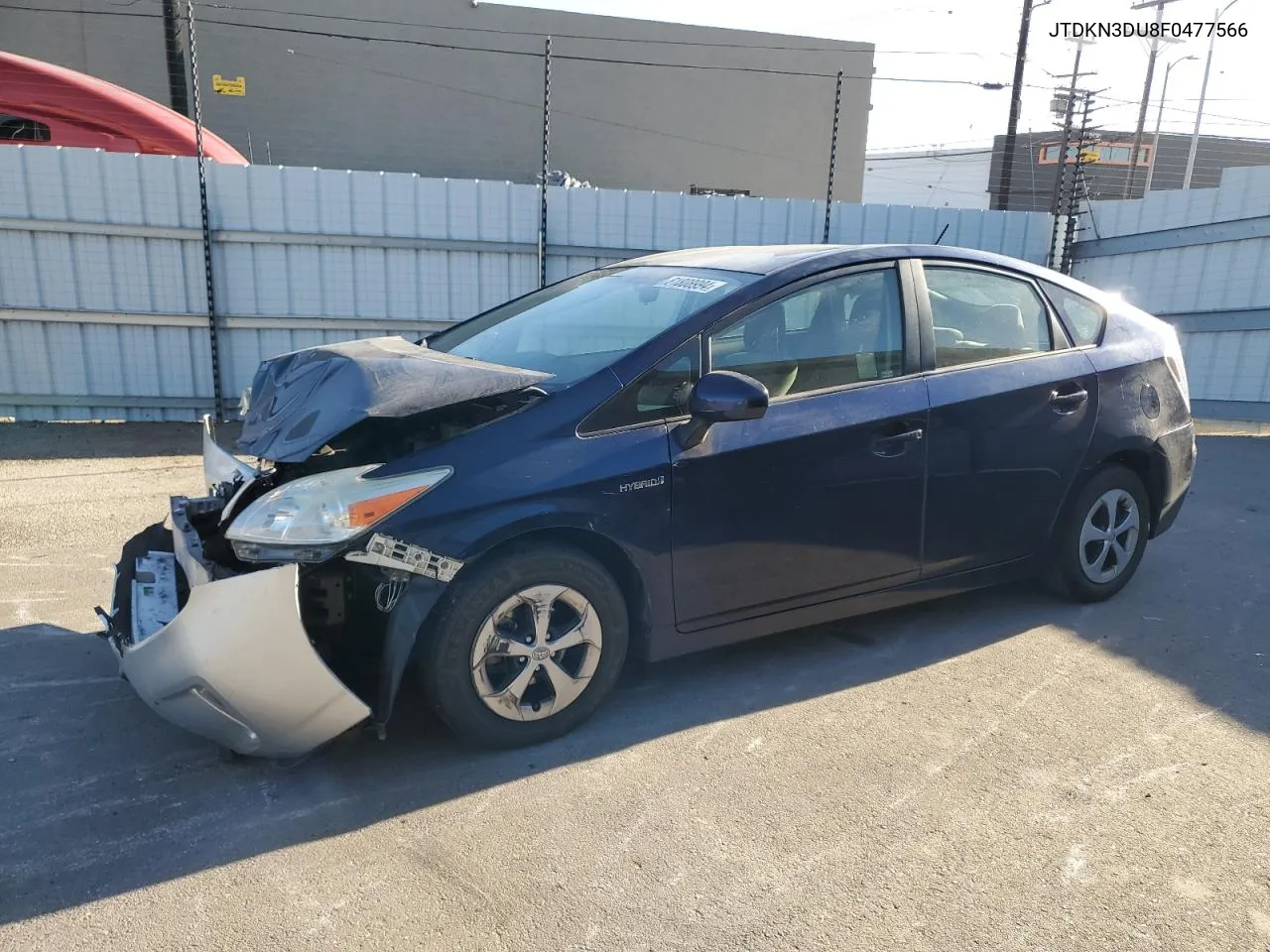 2015 Toyota Prius VIN: JTDKN3DU8F0477566 Lot: 81808994