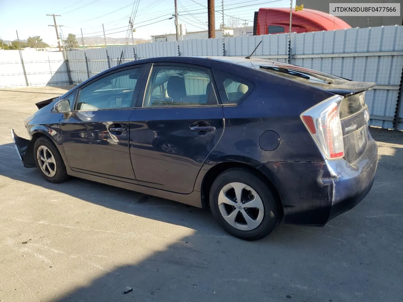 2015 Toyota Prius VIN: JTDKN3DU8F0477566 Lot: 81808994