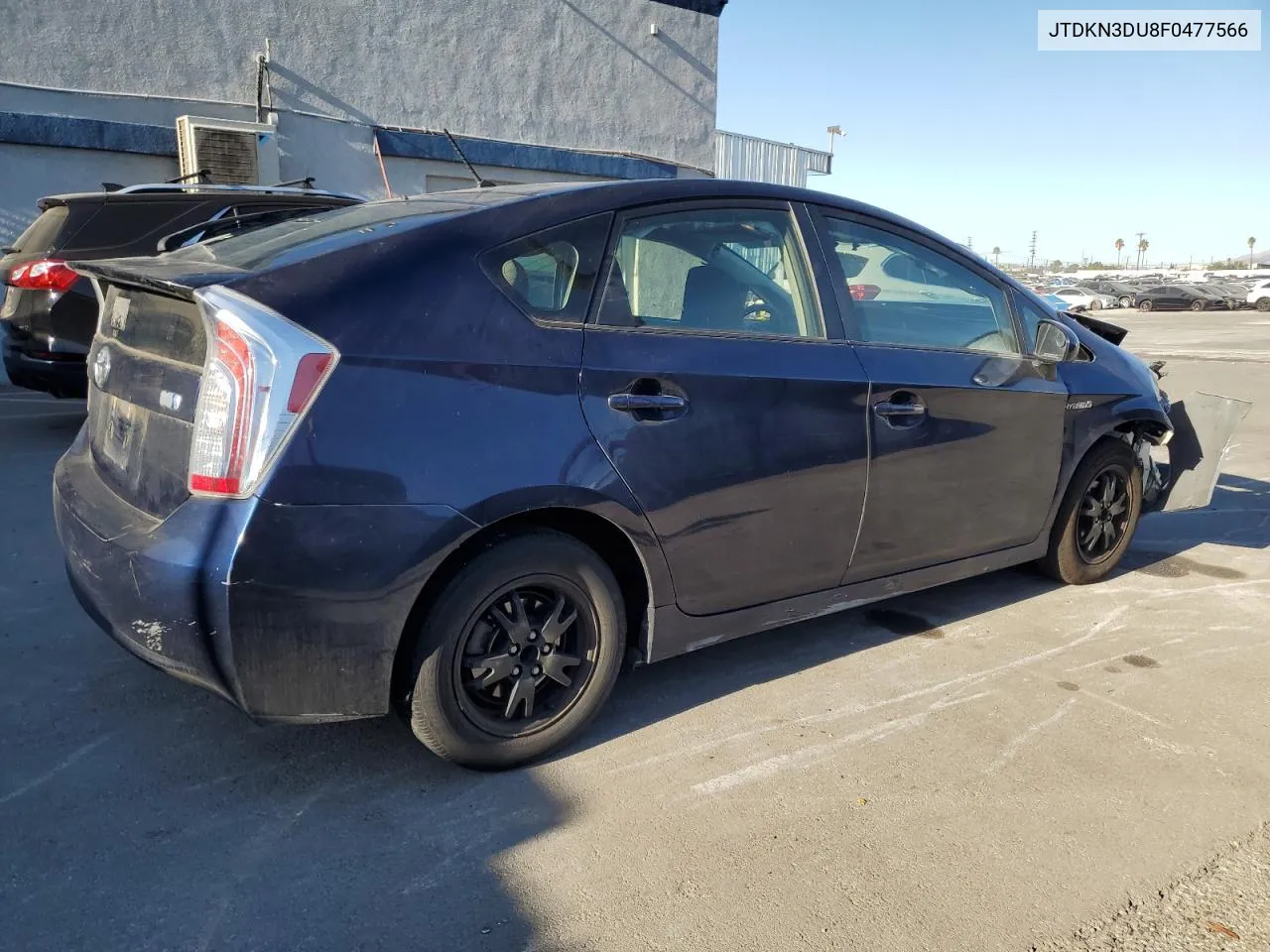 2015 Toyota Prius VIN: JTDKN3DU8F0477566 Lot: 81808994