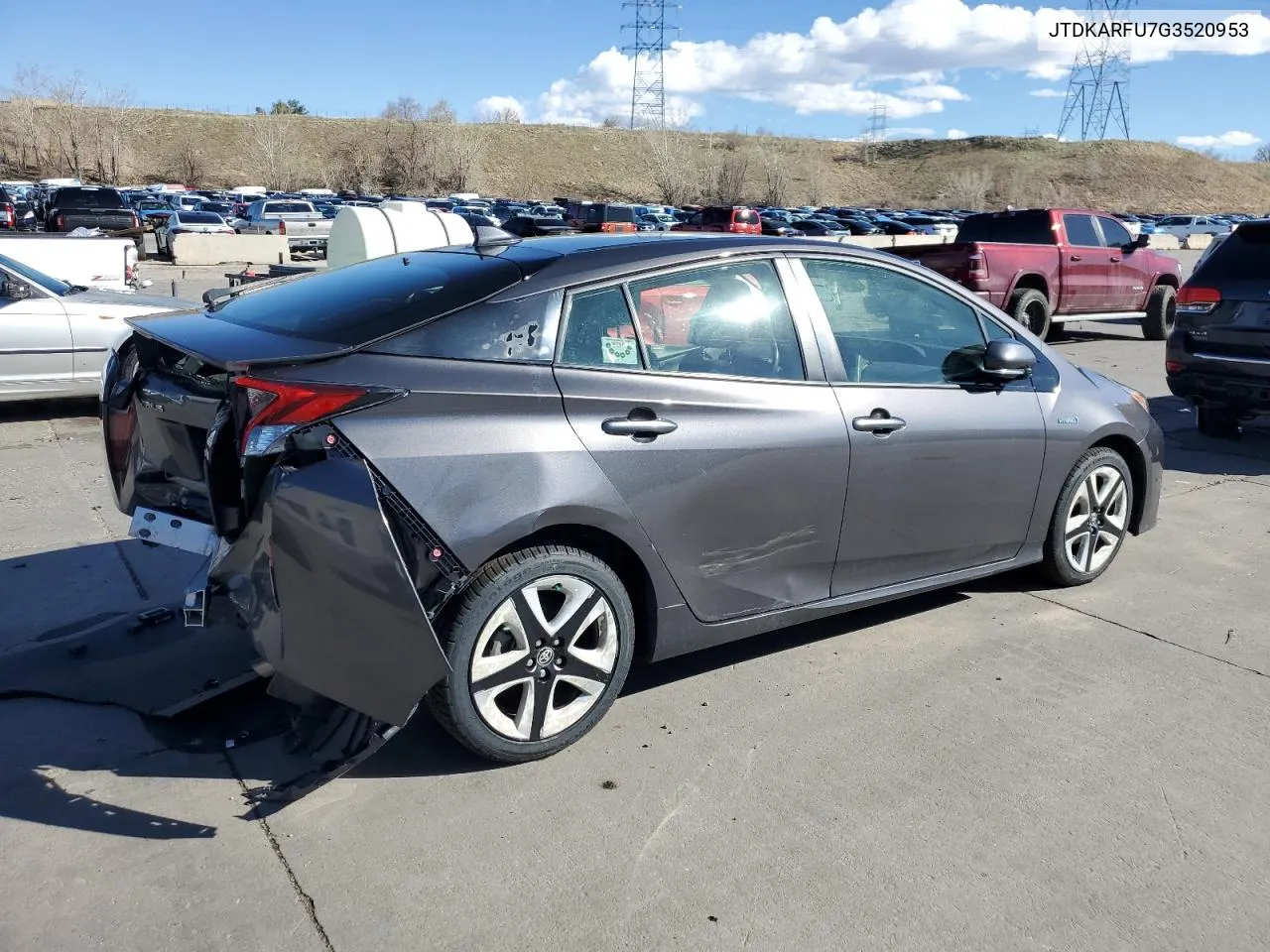 JTDKARFU7G3520953 2016 Toyota Prius