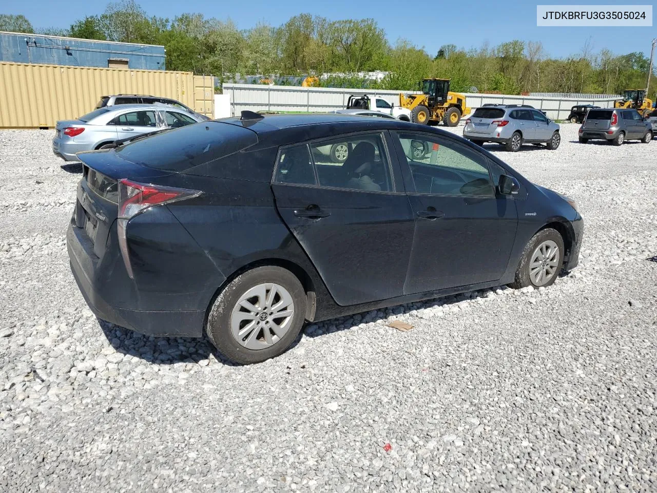 2016 Toyota Prius VIN: JTDKBRFU3G3505024 Lot: 53246964