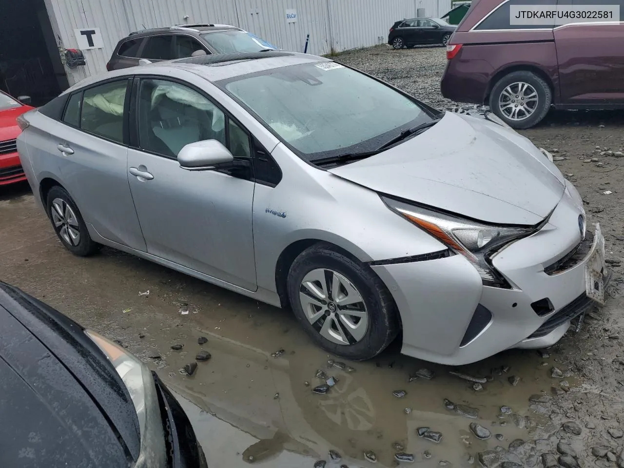 2016 Toyota Prius VIN: JTDKARFU4G3022581 Lot: 55346774