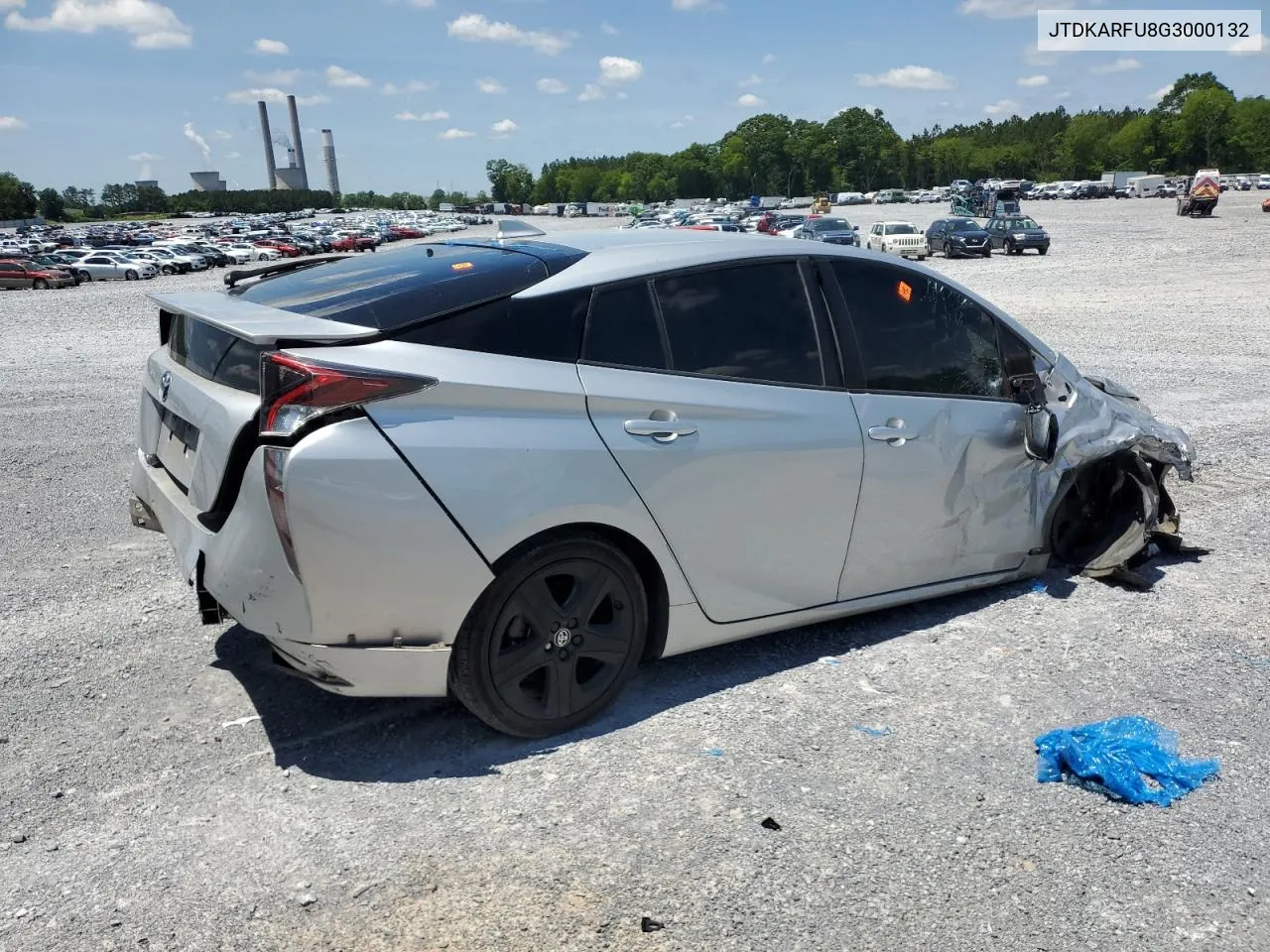 2016 Toyota Prius VIN: JTDKARFU8G3000132 Lot: 55395974