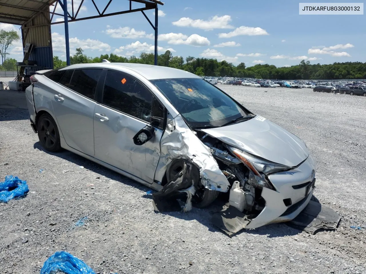 2016 Toyota Prius VIN: JTDKARFU8G3000132 Lot: 55395974