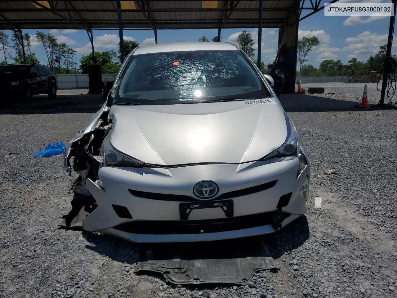 2016 Toyota Prius VIN: JTDKARFU8G3000132 Lot: 55395974