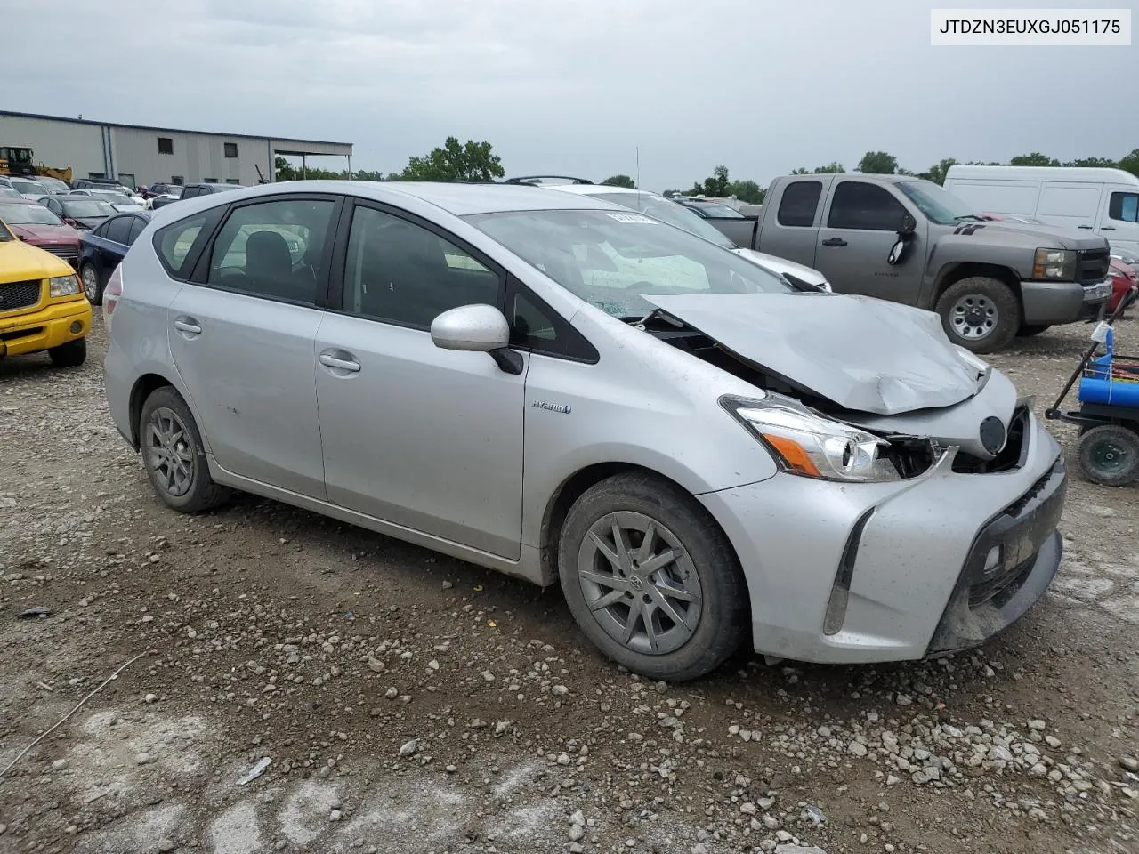 2016 Toyota Prius V VIN: JTDZN3EUXGJ051175 Lot: 57068704