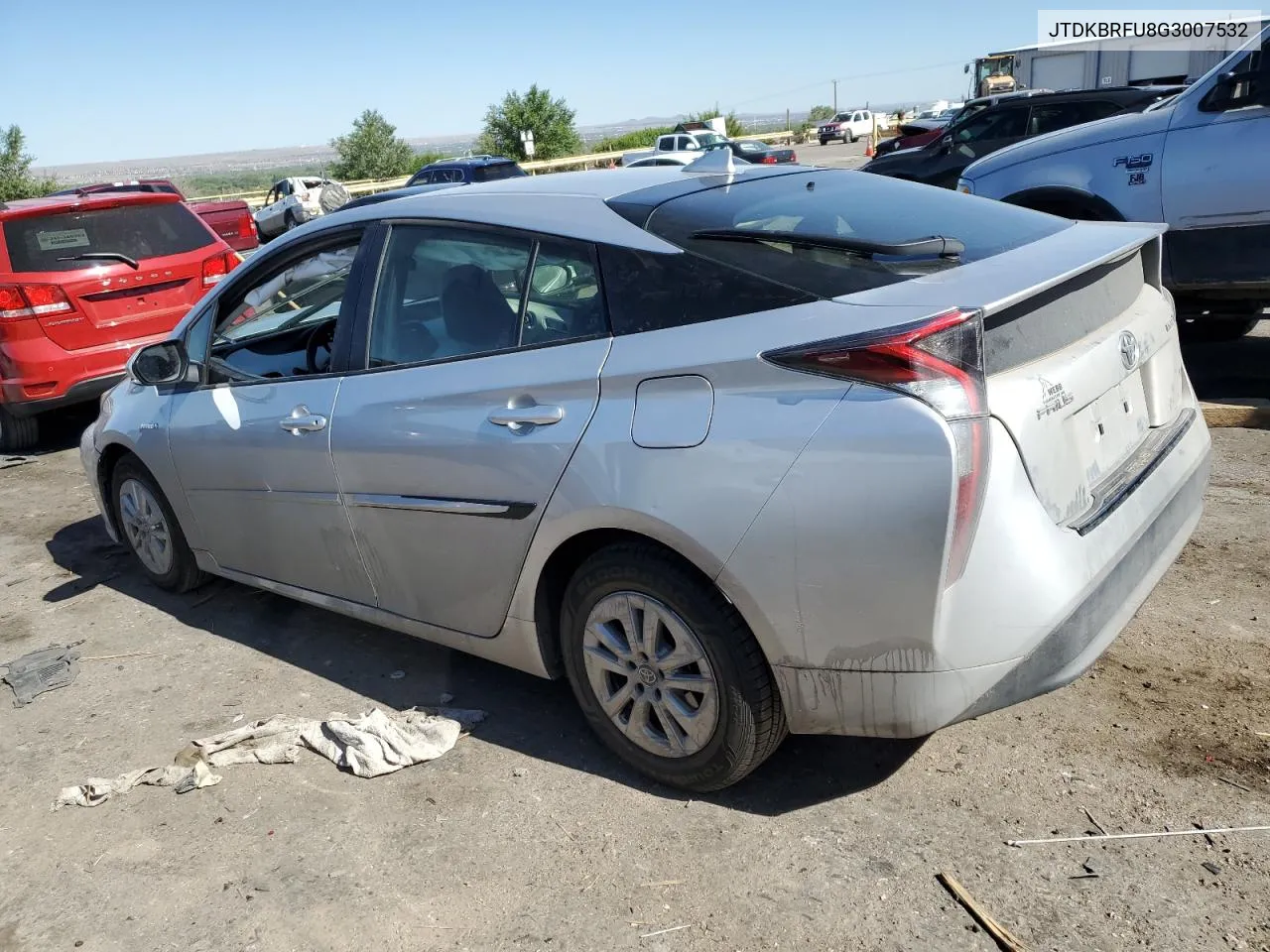 2016 Toyota Prius VIN: JTDKBRFU8G3007532 Lot: 57326234