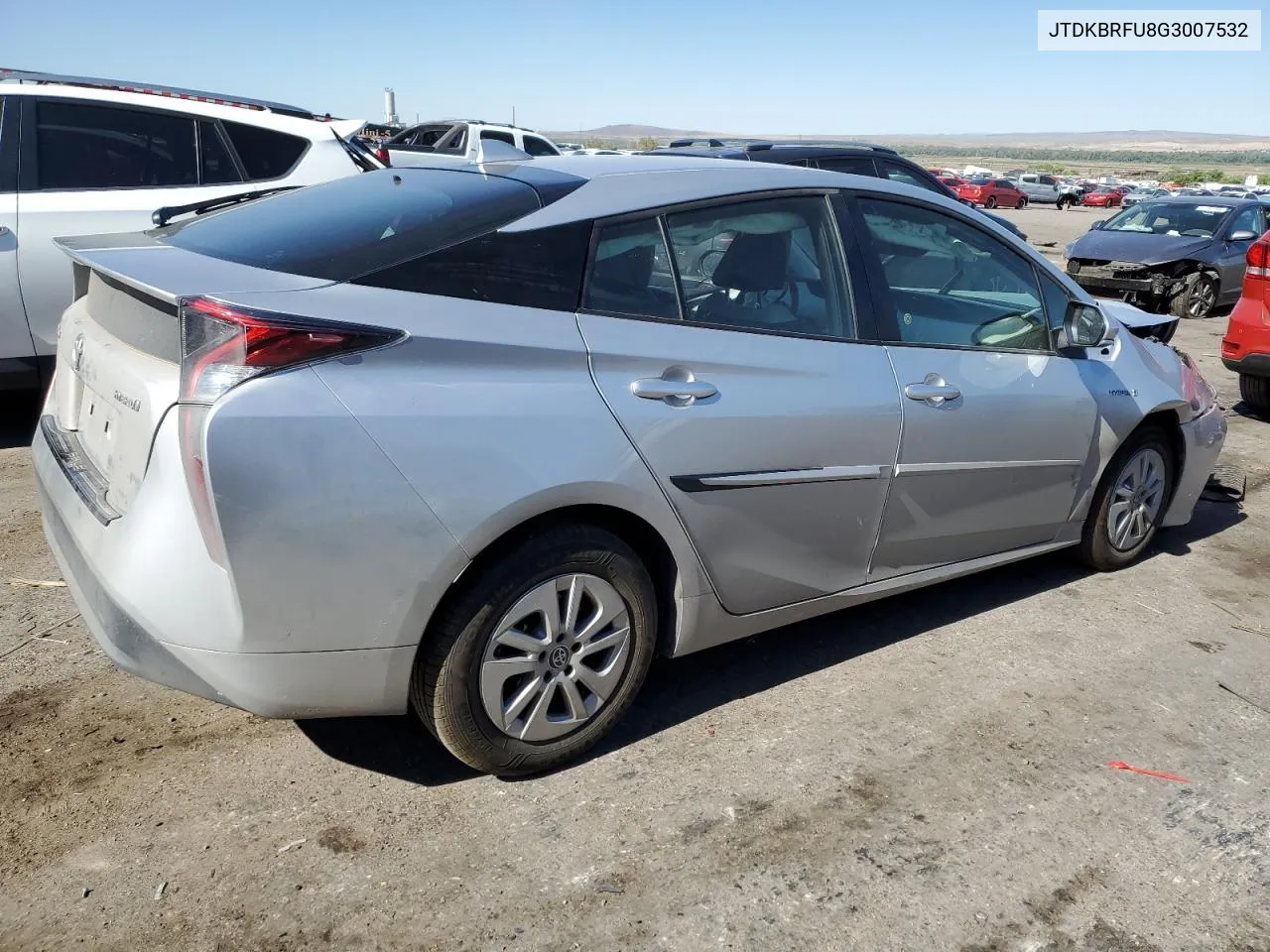 2016 Toyota Prius VIN: JTDKBRFU8G3007532 Lot: 57326234