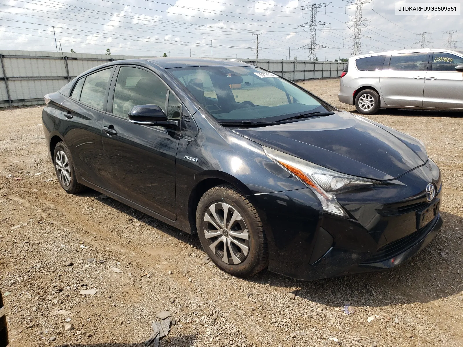 2016 Toyota Prius VIN: JTDKARFU9G3509551 Lot: 60278634