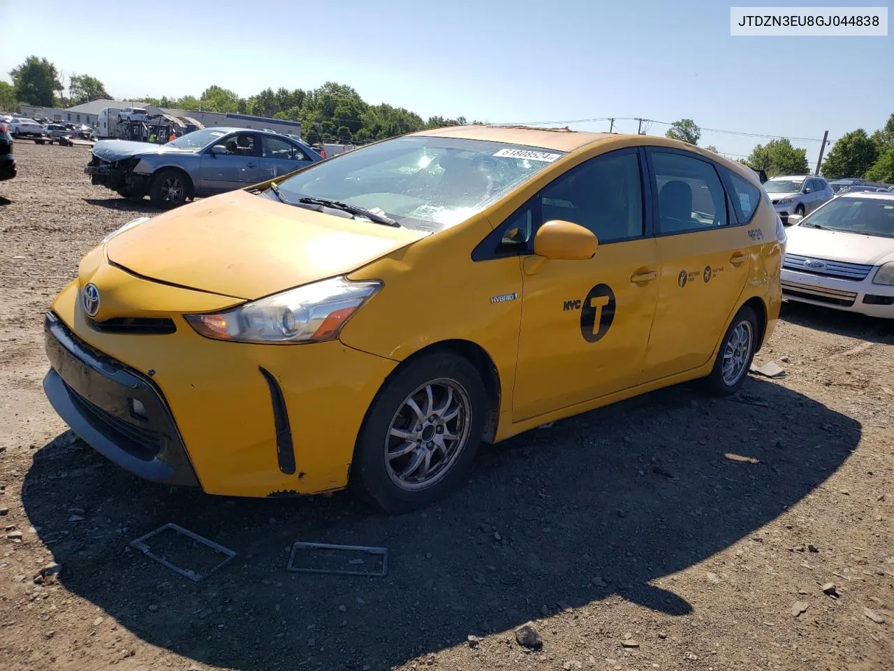 2016 Toyota Prius V VIN: JTDZN3EU8GJ044838 Lot: 61808524