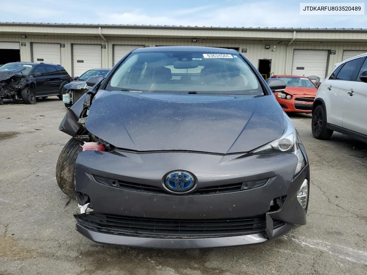 2016 Toyota Prius VIN: JTDKARFU8G3520489 Lot: 63634584