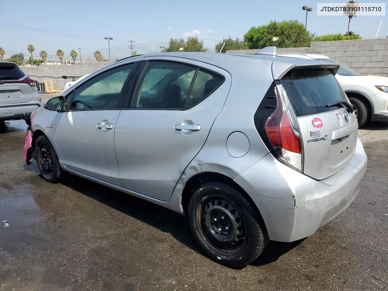 2016 Toyota Prius C VIN: JTDKDTB39G1115710 Lot: 64049114