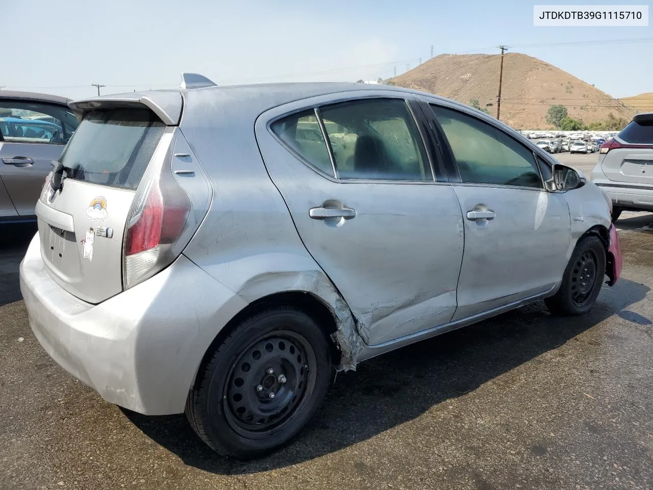 2016 Toyota Prius C VIN: JTDKDTB39G1115710 Lot: 64049114