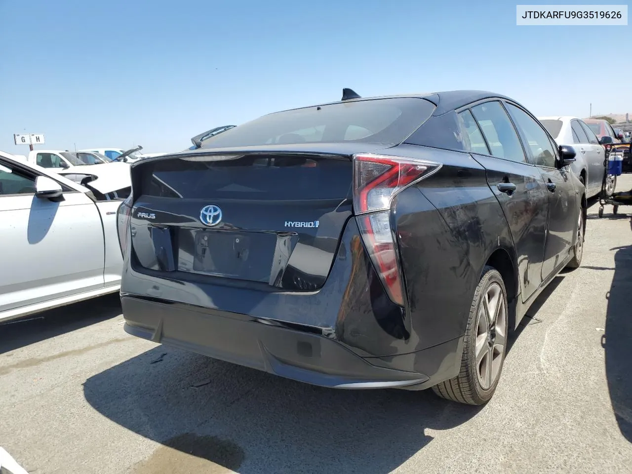 2016 Toyota Prius VIN: JTDKARFU9G3519626 Lot: 64319594