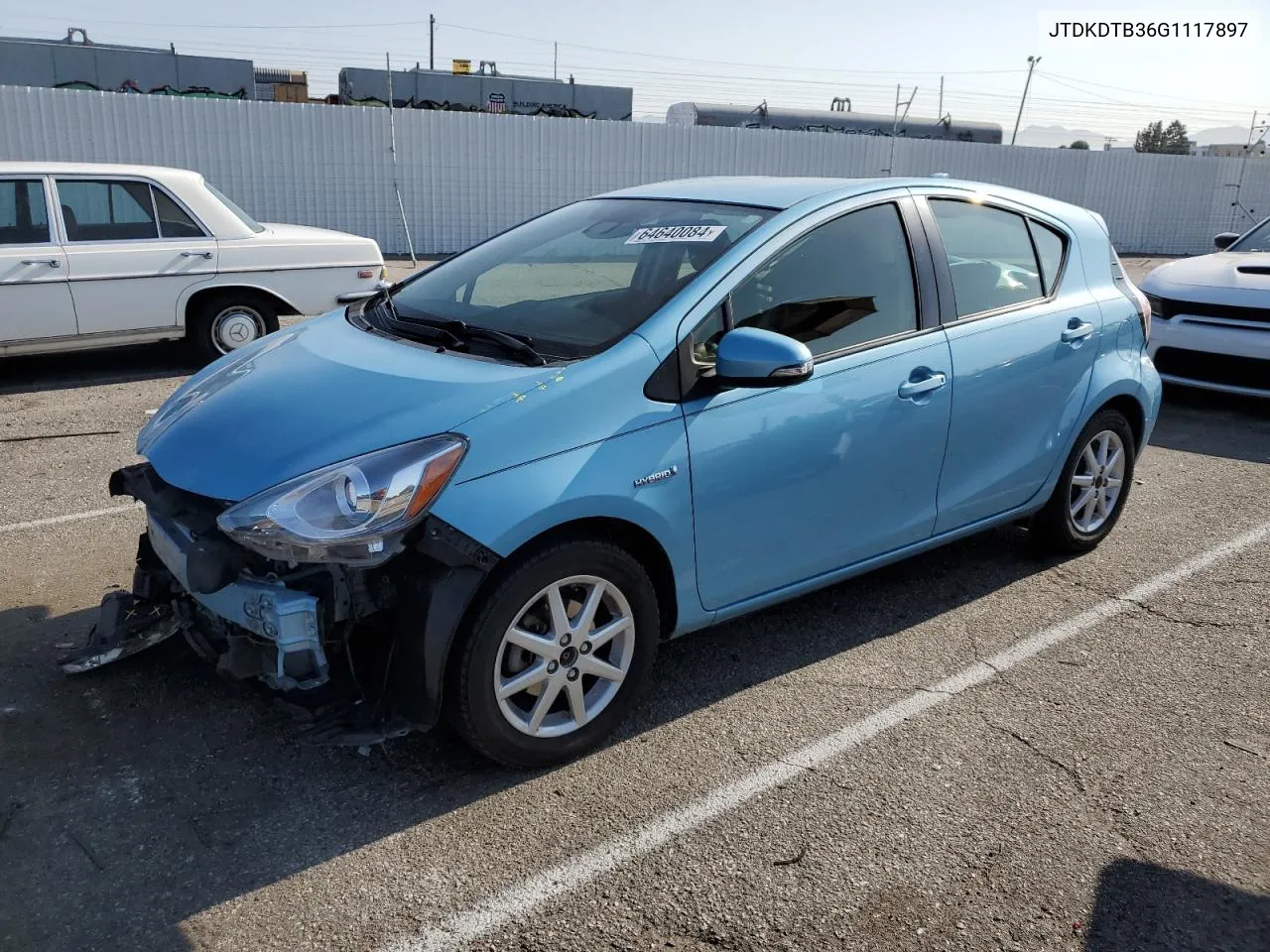 JTDKDTB36G1117897 2016 Toyota Prius C