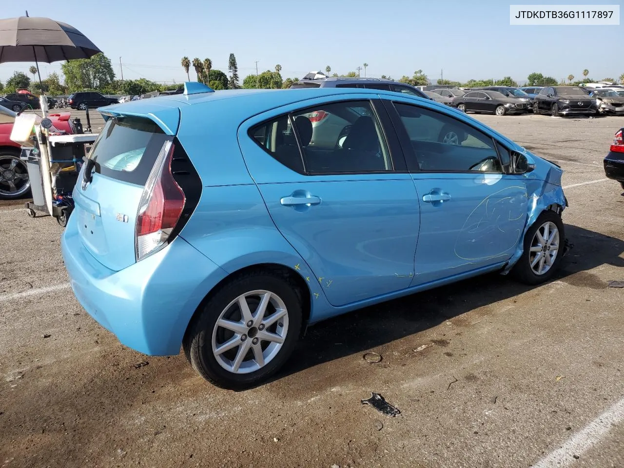 JTDKDTB36G1117897 2016 Toyota Prius C