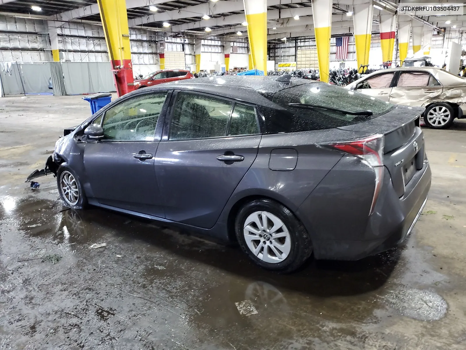 2016 Toyota Prius VIN: JTDKBRFU1G3504437 Lot: 64973954