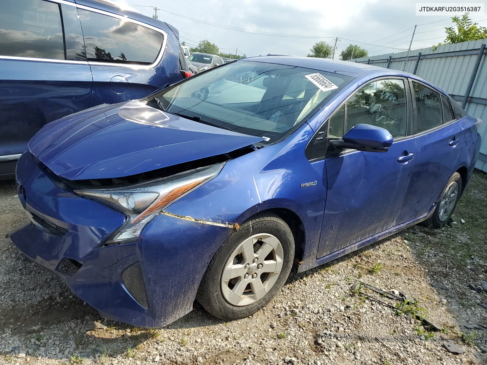 JTDKARFU2G3516387 2016 Toyota Prius