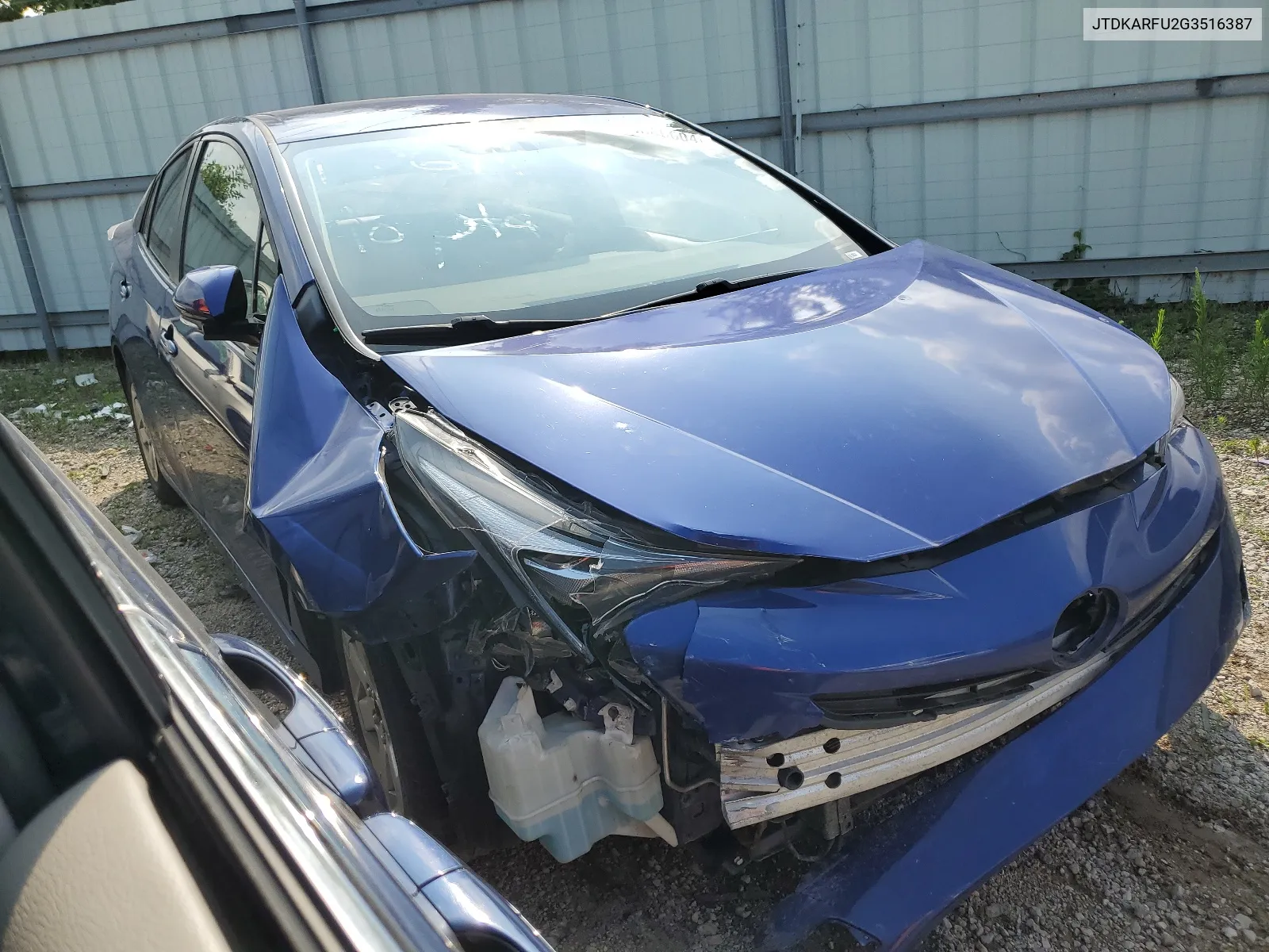 2016 Toyota Prius VIN: JTDKARFU2G3516387 Lot: 65686604