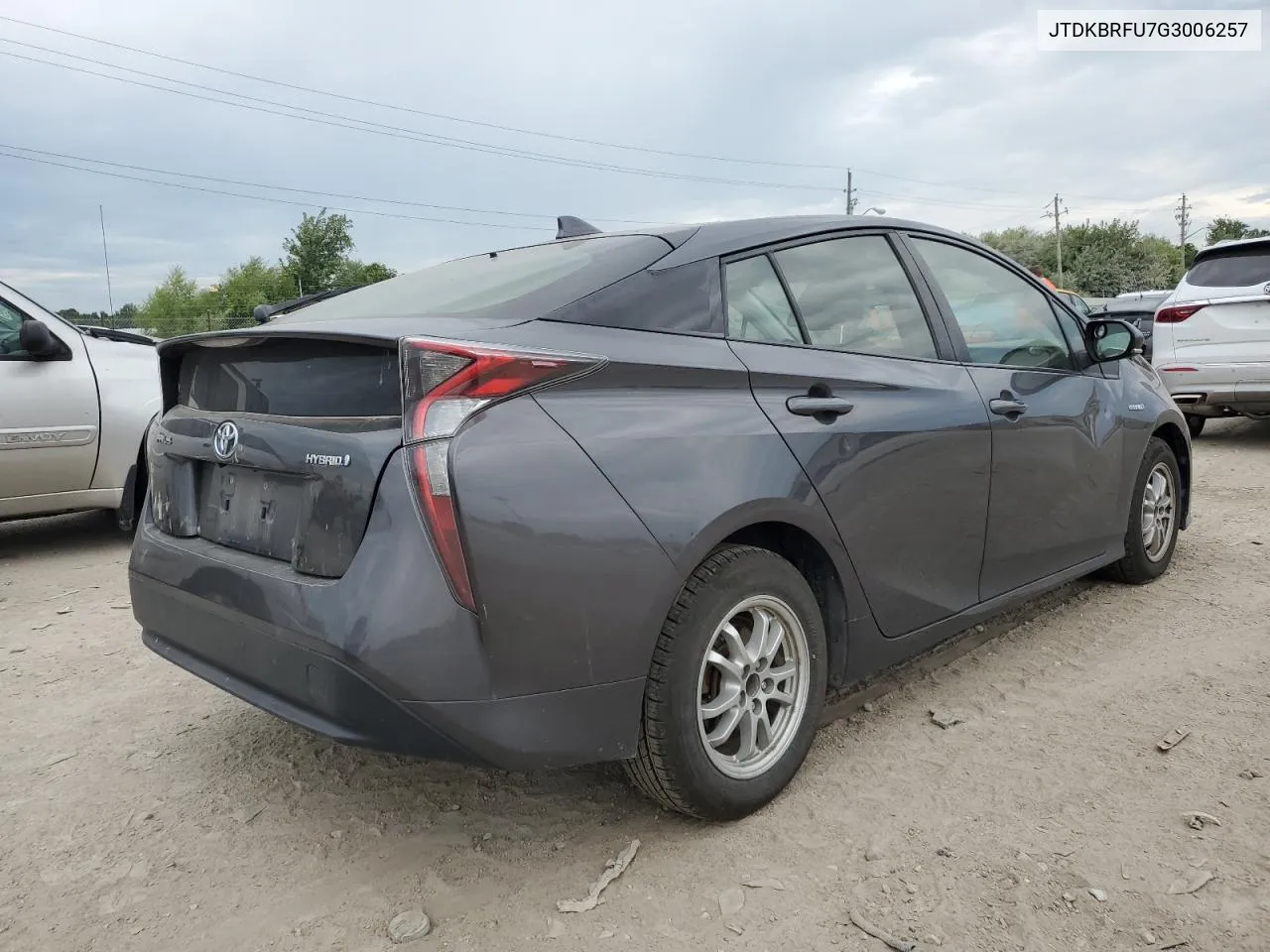 2016 Toyota Prius VIN: JTDKBRFU7G3006257 Lot: 66293074