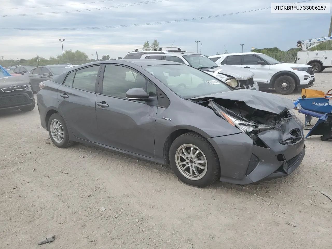 2016 Toyota Prius VIN: JTDKBRFU7G3006257 Lot: 66293074