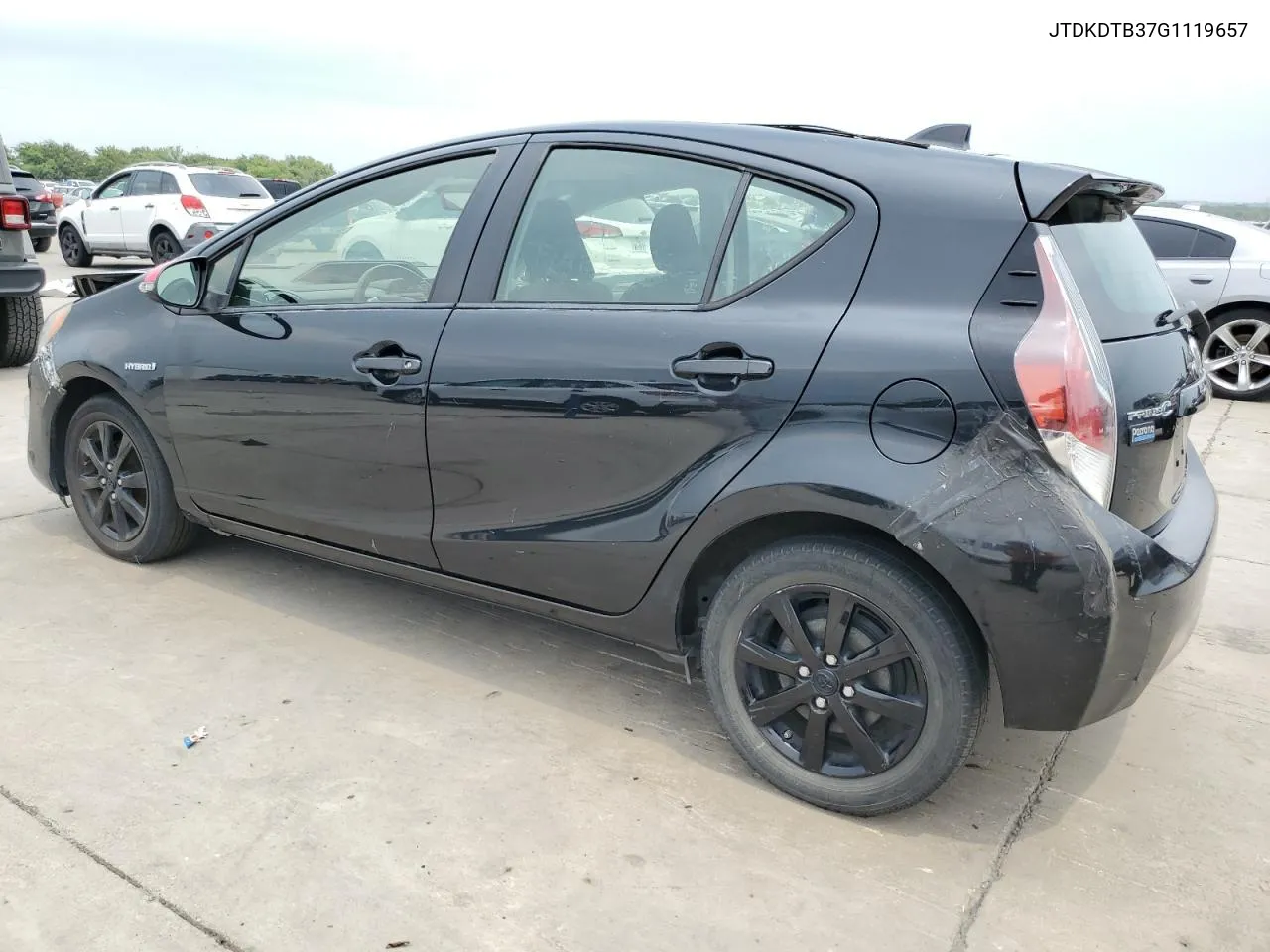 2016 Toyota Prius C VIN: JTDKDTB37G1119657 Lot: 66321564