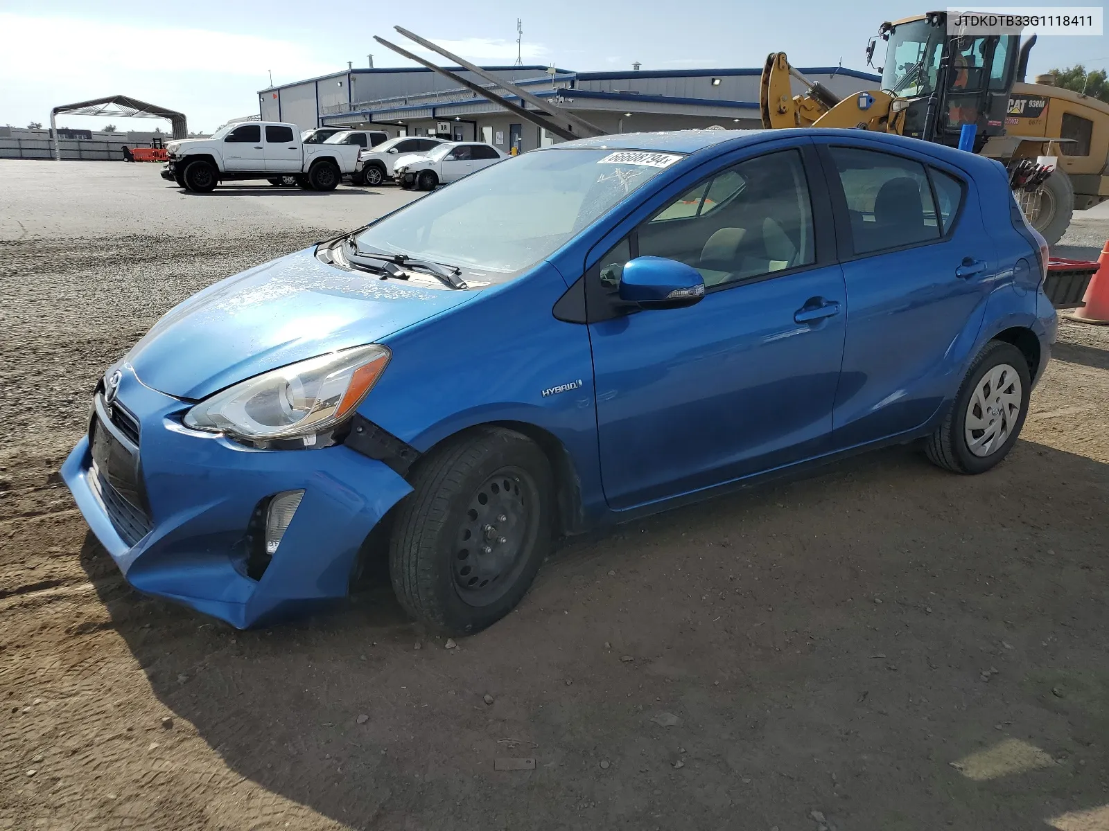 JTDKDTB33G1118411 2016 Toyota Prius C