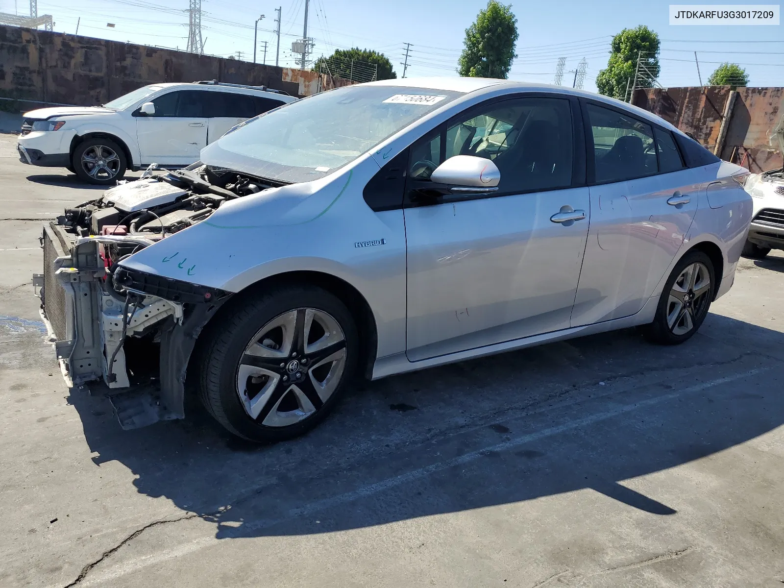 JTDKARFU3G3017209 2016 Toyota Prius