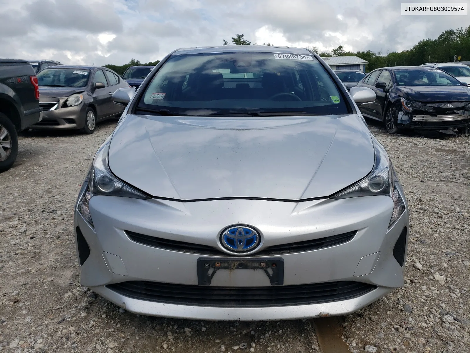 2016 Toyota Prius VIN: JTDKARFU8G3009574 Lot: 67885734